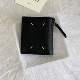 image-Cowhide Palm Zipper Wallet European And American