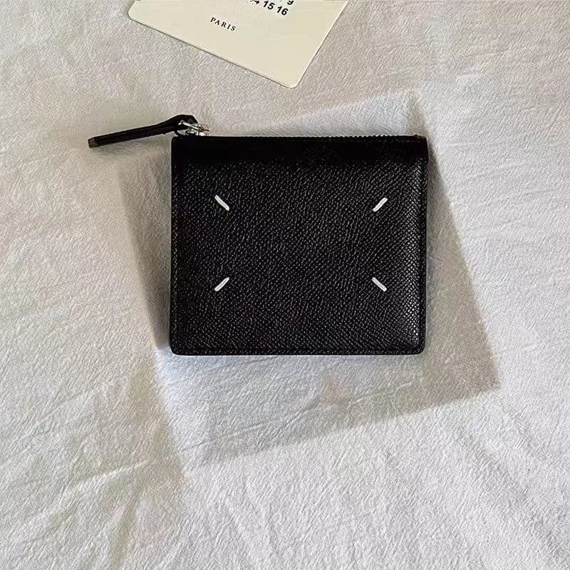 image-Cowhide Palm Zipper Wallet European And American
