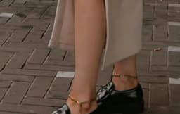 image-Fashion 18K Gold Plated Stainless Steel Anklets