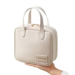 image-PU Large Capacity Travel Make Up Storage Organizer Makeup Pouch Cosmetic Bag Shell Bags