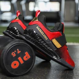 image-Professional Squat Shoes Men's Strength Weightlifting Shoes Indoor Fitness
