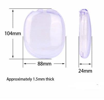 image-Ear Cap Sets Of Silicone Transparent TPU Shell