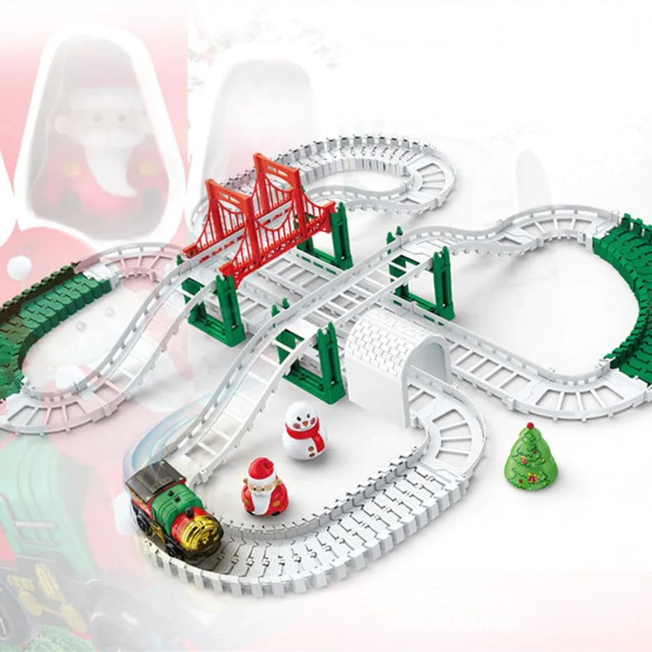 image-Christmas Series Electric Rail Car Educational Toys