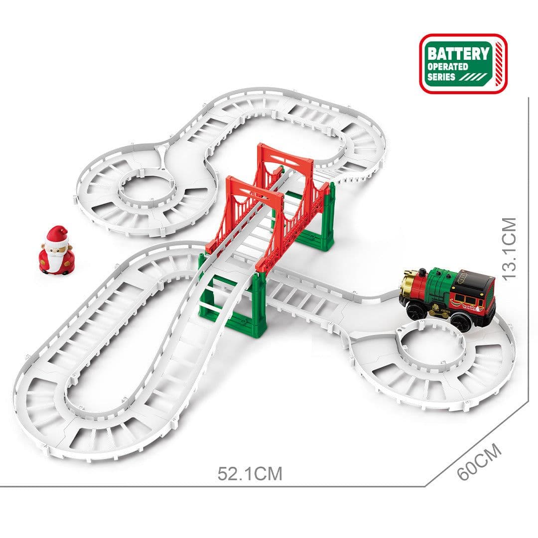 image-Christmas Series Electric Rail Car Educational Toys
