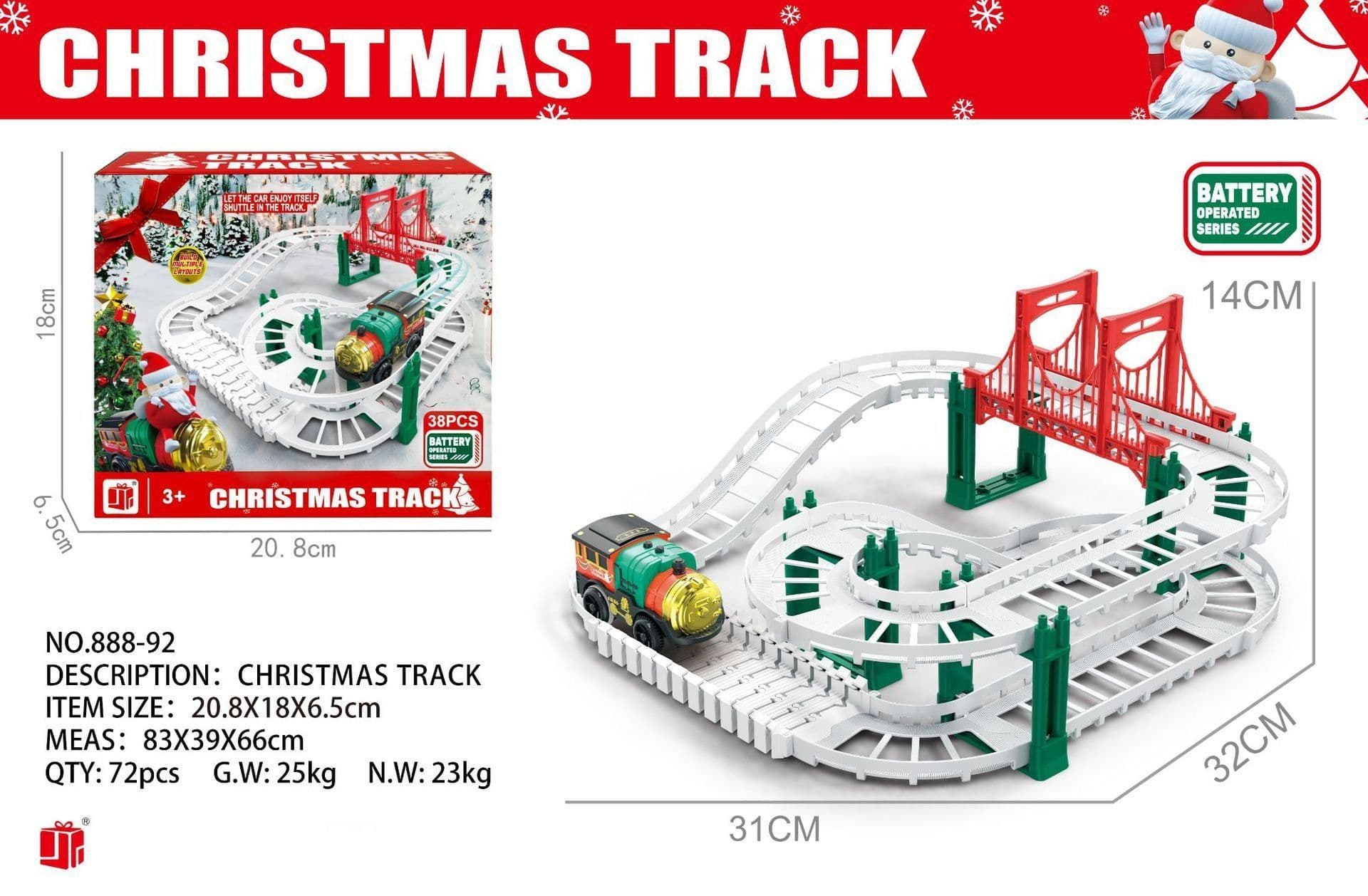 image-Christmas Series Electric Rail Car Educational Toys