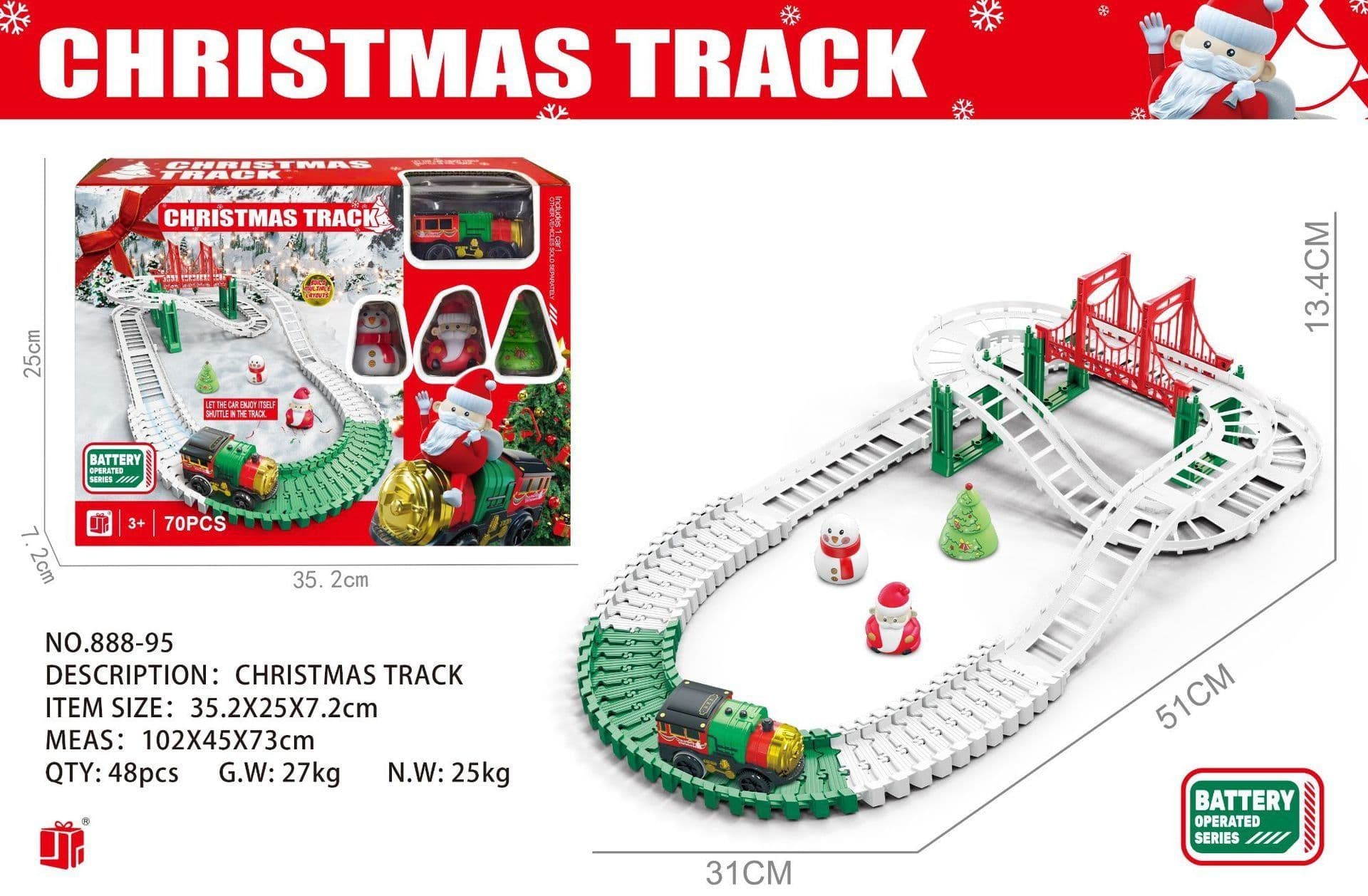 image-Christmas Series Electric Rail Car Educational Toys