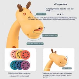 image-Enlightening Early Education Baby Deer Projection Drawing Doodle Board Educational Toys Wholesale