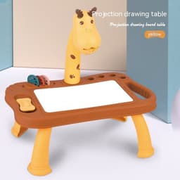 image-Enlightening Early Education Baby Deer Projection Drawing Doodle Board Educational Toys Wholesale