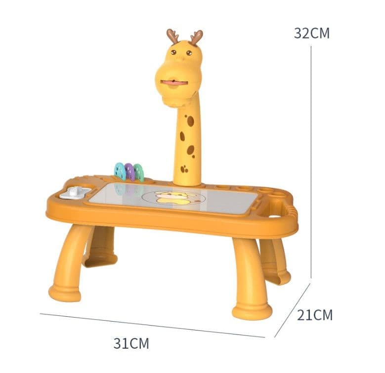 image-Enlightening Early Education Baby Deer Projection Drawing Doodle Board Educational Toys Wholesale