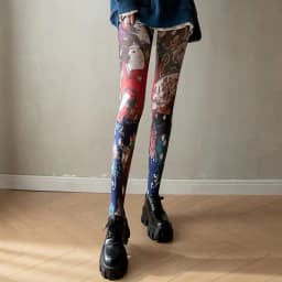 image-Thin Hot Girl Fashion Retro Pantyhose