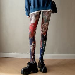 image-Thin Hot Girl Fashion Retro Pantyhose