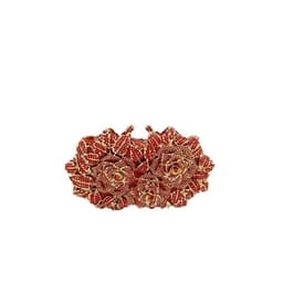 image-Hollow Flower Bag Portable Diamond Rhinestone Clutch