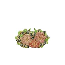 image-Hollow Flower Bag Portable Diamond Rhinestone Clutch