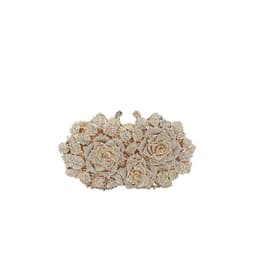 image-Hollow Flower Bag Portable Diamond Rhinestone Clutch