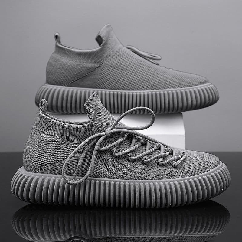 image-Mesh Flyknit Breathable Sock-like Shoes