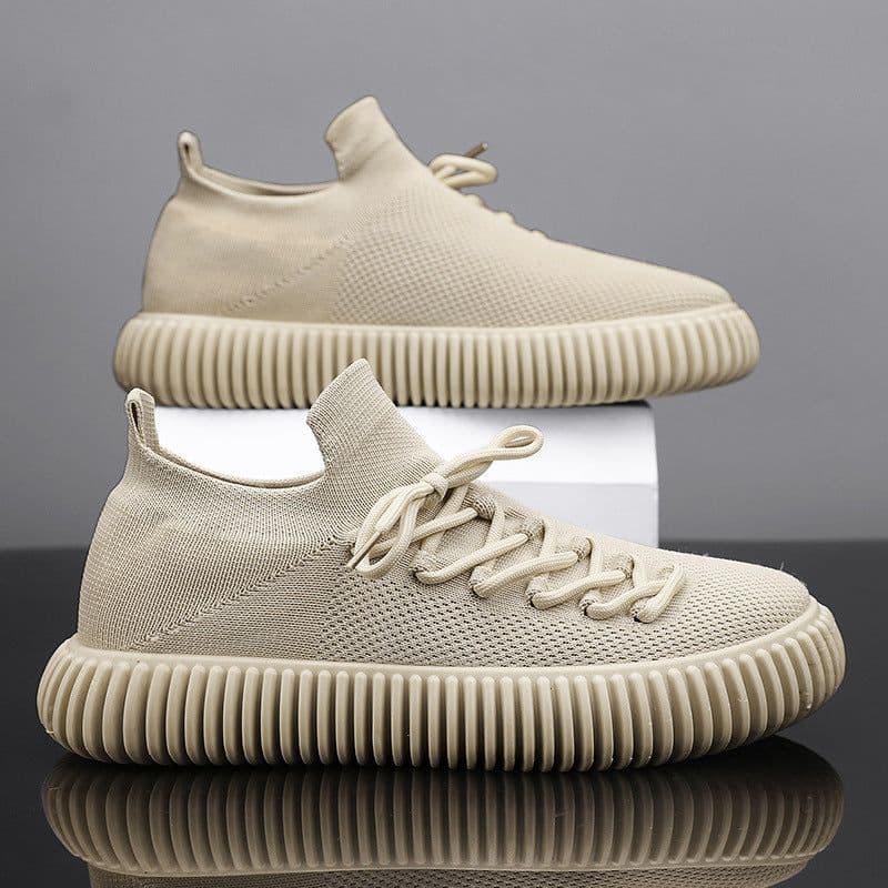 image-Mesh Flyknit Breathable Sock-like Shoes