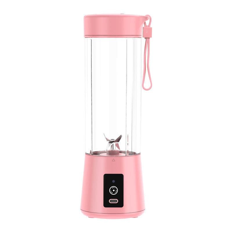 image-10 Colors Portable Small Electric Juicer Stainless Steel Blade Cup Juicer Fruit Automatic Smoothie Blender Kitchen Tool
