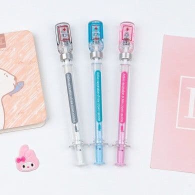 image-Vaccine Pen Novel Creative Design Sense Gel Pen Good-looking Student Brush