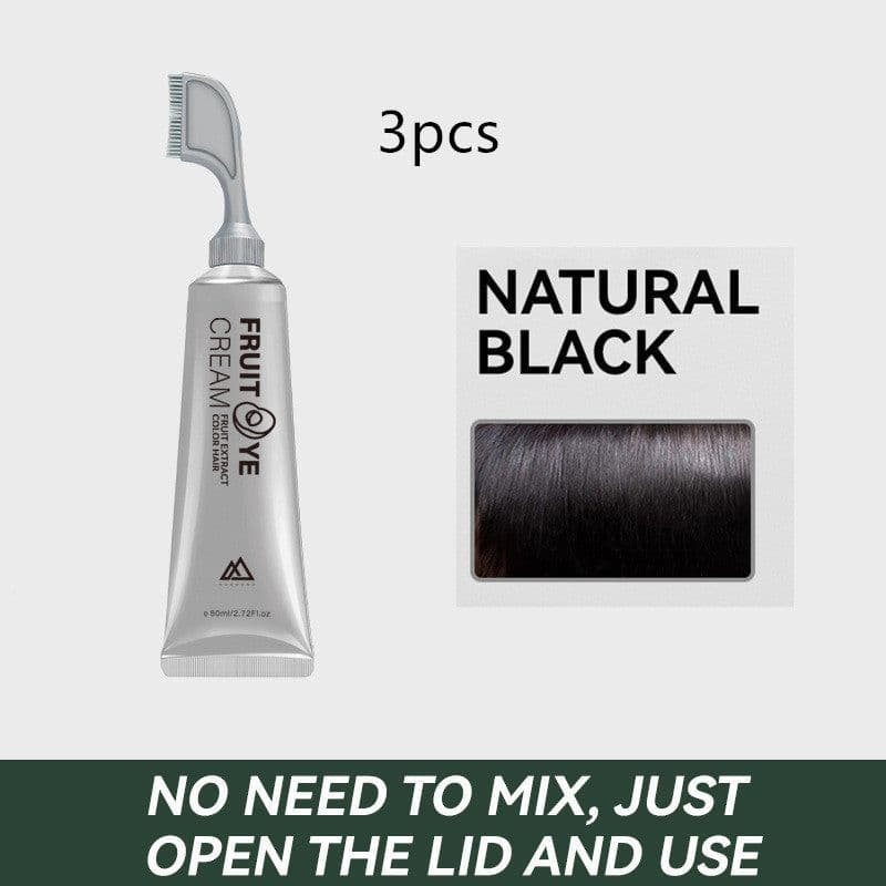 image-Lifelike Fruit Color Cream I Am Dyeing Hair And Dyeing Plants Hair Dye White Hair Pregnant Women Use A Black Hair Color Cream