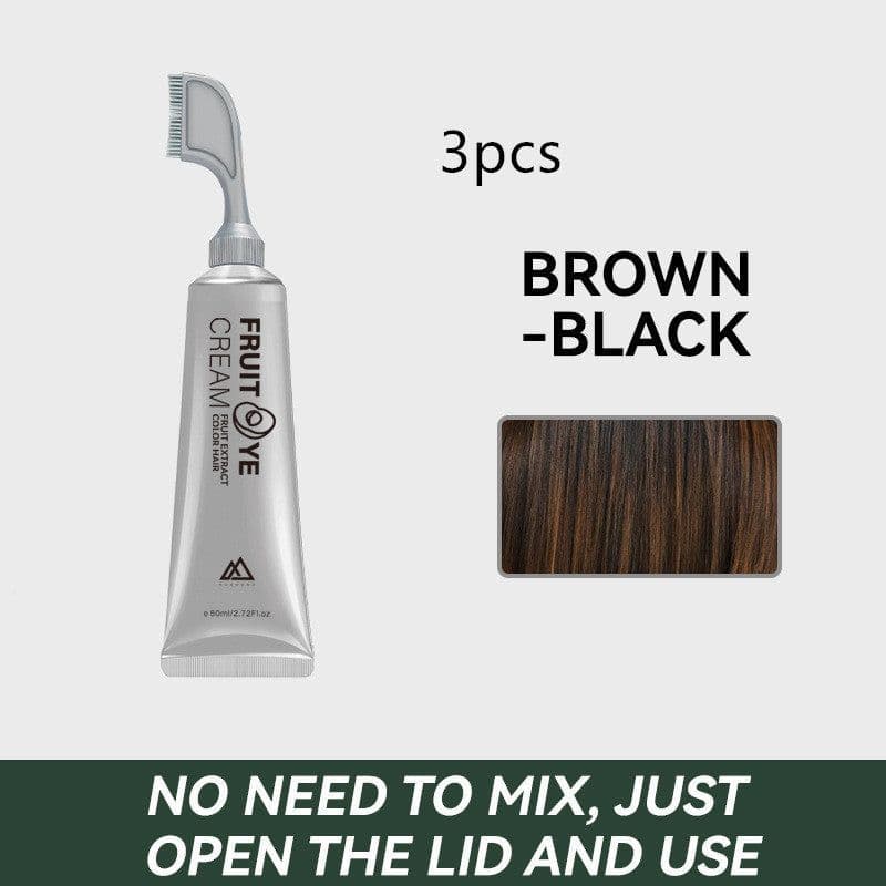 image-Lifelike Fruit Color Cream I Am Dyeing Hair And Dyeing Plants Hair Dye White Hair Pregnant Women Use A Black Hair Color Cream