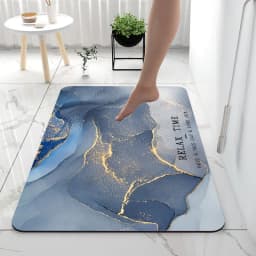 image-Home Gadget Anti-Slip Mat Super Absorbent Bathroom Floor Mat Diatom Mud Suitable For Kitchen Toilet