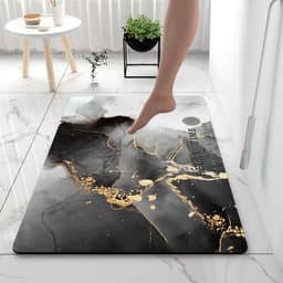 image-Home Gadget Anti-Slip Mat Super Absorbent Bathroom Floor Mat Diatom Mud Suitable For Kitchen Toilet