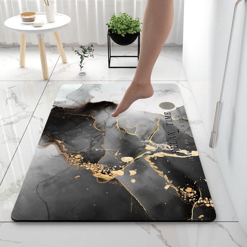 image-Home Gadget Anti-Slip Mat Super Absorbent Bathroom Floor Mat Diatom Mud Suitable For Kitchen Toilet