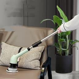 image-Multifunctional Household Wireless Electric Cleaning Brush Toilet Kitchen Retractable Nine-in-one Portable