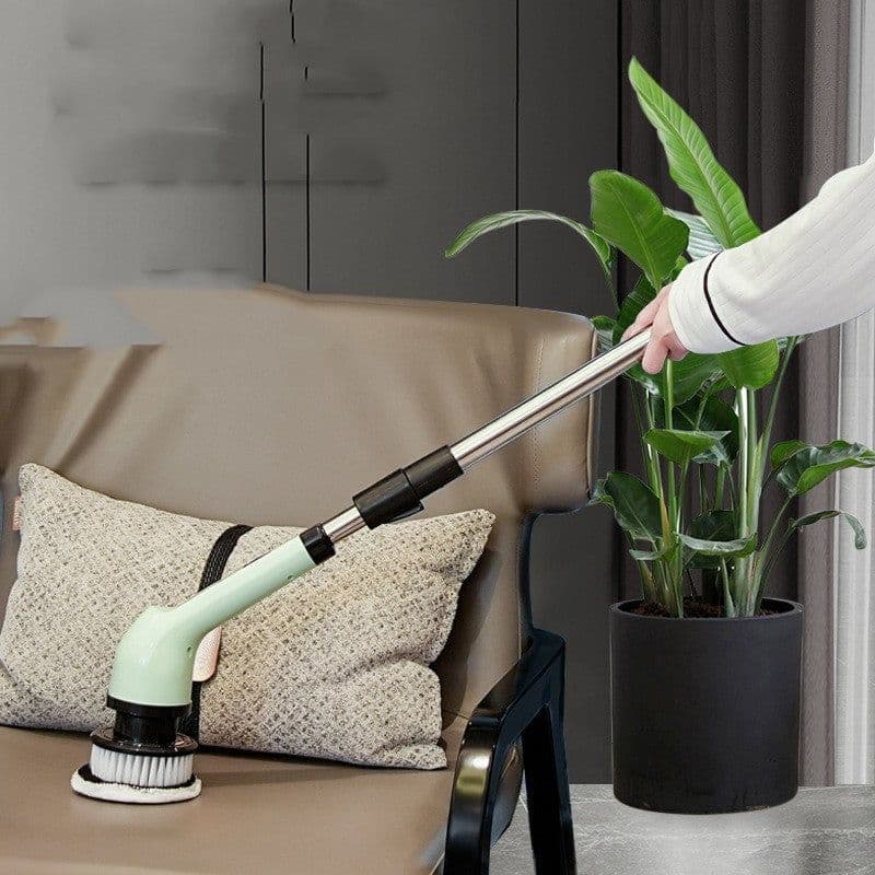 image-Multifunctional Household Wireless Electric Cleaning Brush Toilet Kitchen Retractable Nine-in-one Portable