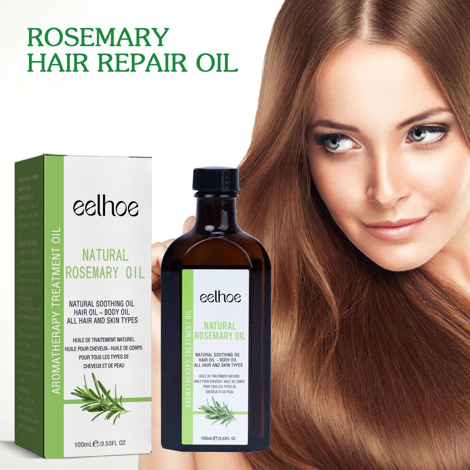 image-Rosemary Hair Care Essential Oil Anti-frizz Long-lasting Soft