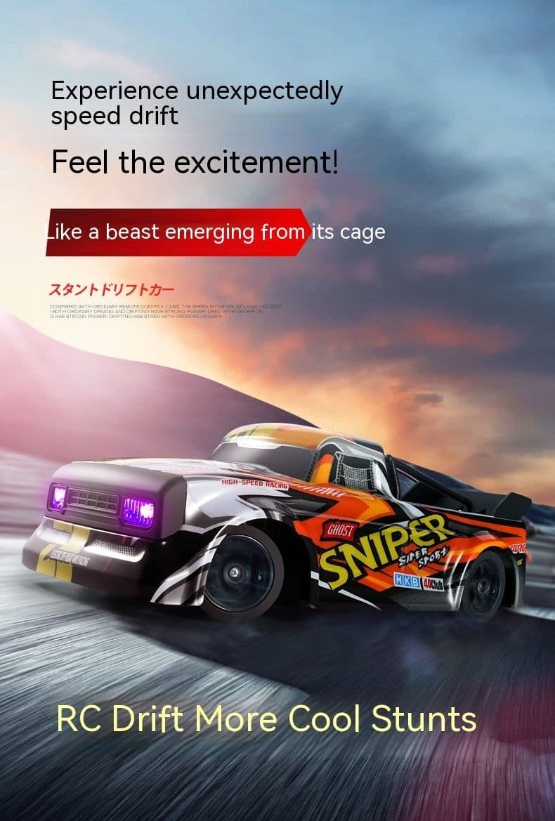 image-H4 Remote Control Four-wheel Drive Drift Toy Racing Car