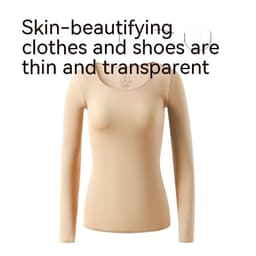 image-37 Degrees Constant Temperature Self-heating Thermal Underwear Winter Ultra-thin Skin Care Clothing Skin Bottom Bottoming Shirt