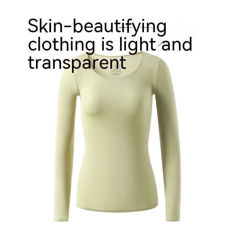 image-37 Degrees Constant Temperature Self-heating Thermal Underwear Winter Ultra-thin Skin Care Clothing Skin Bottom Bottoming Shirt