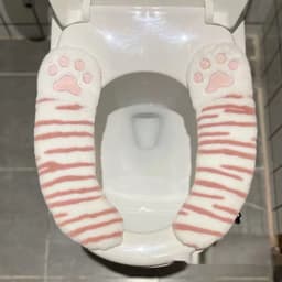 image-Cute Cartoon Toilet Seat Cushion Household High-end Waterproof Adhesive Toilet Trap Winter Ins Style Thickened