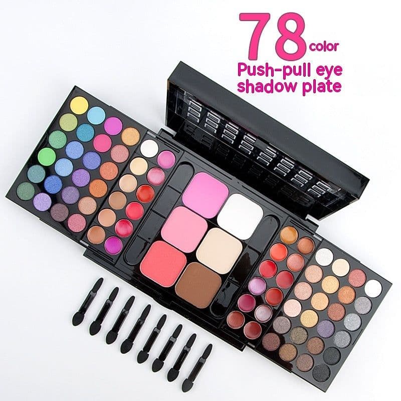 image-78 Colors Makeup Set Shading Powder Lipstick