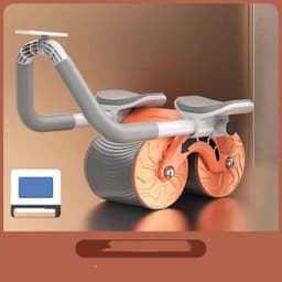image-Abdominal Wheel Automatic Rebound AB Roller Abdominal Wheel Elbow Support Men And Women Belly Slimming Belly Fitness Equipment