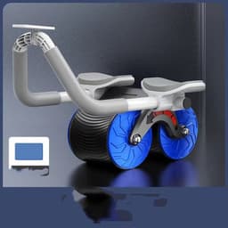 image-Abdominal Wheel Automatic Rebound AB Roller Abdominal Wheel Elbow Support Men And Women Belly Slimming Belly Fitness Equipment