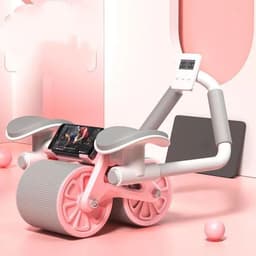 image-Abdominal Wheel Automatic Rebound AB Roller Abdominal Wheel Elbow Support Men And Women Belly Slimming Belly Fitness Equipment