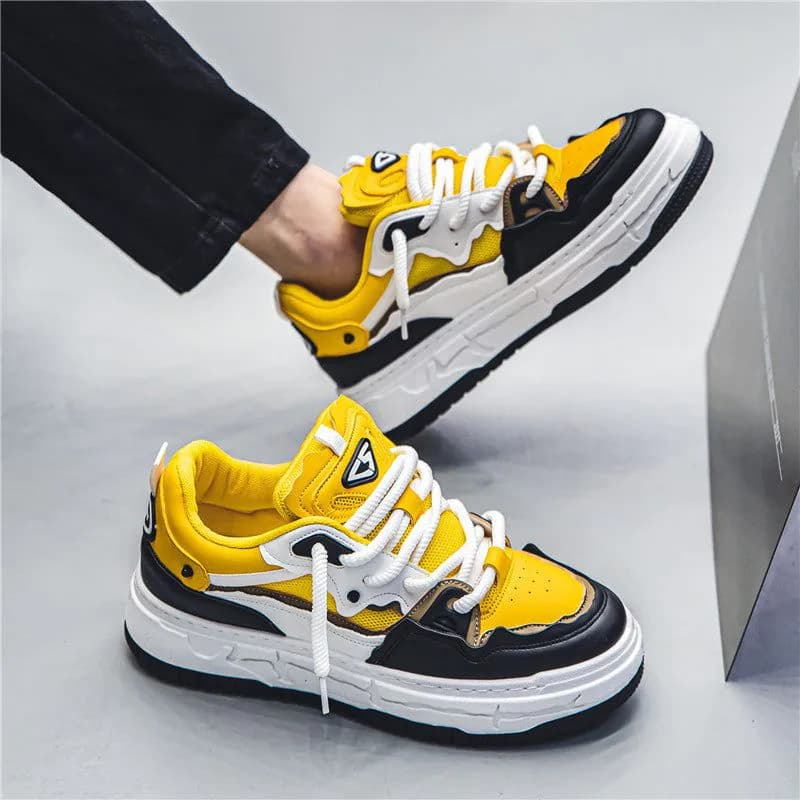 image-Spring And Autumn Men's Outdoor Sports Platform Board Shoes