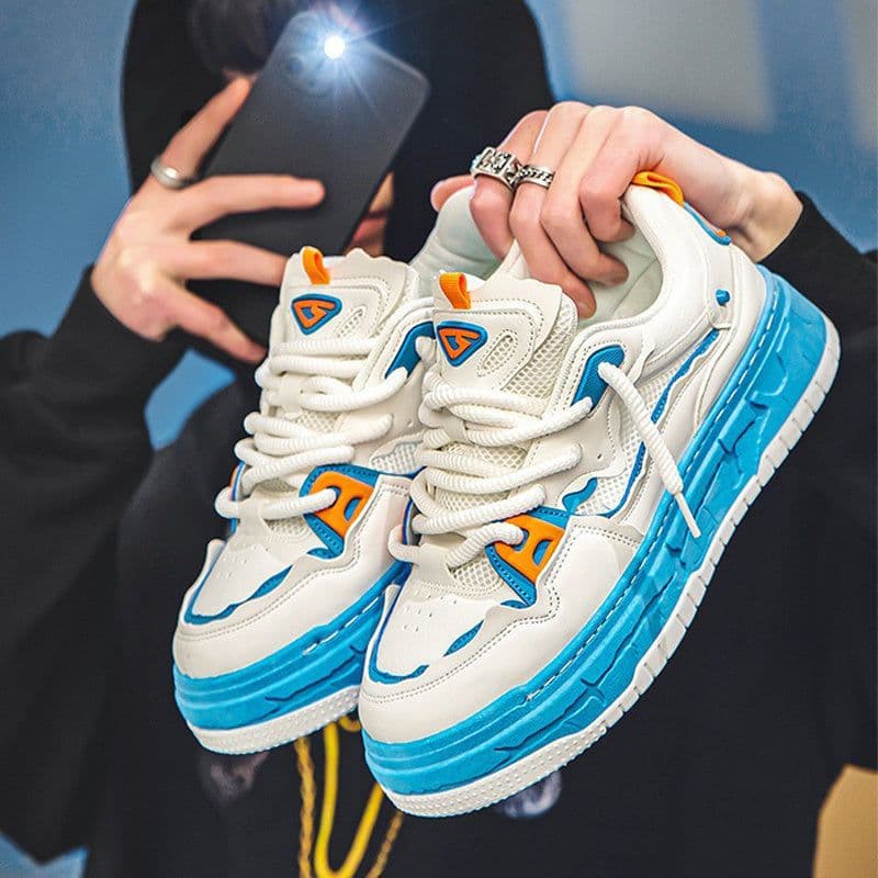image-Spring And Autumn Men's Outdoor Sports Platform Board Shoes