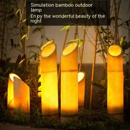 image-Solar Outdoor Waterproof Bamboo Lights Garden Villa Landscape Modeling Courtyard