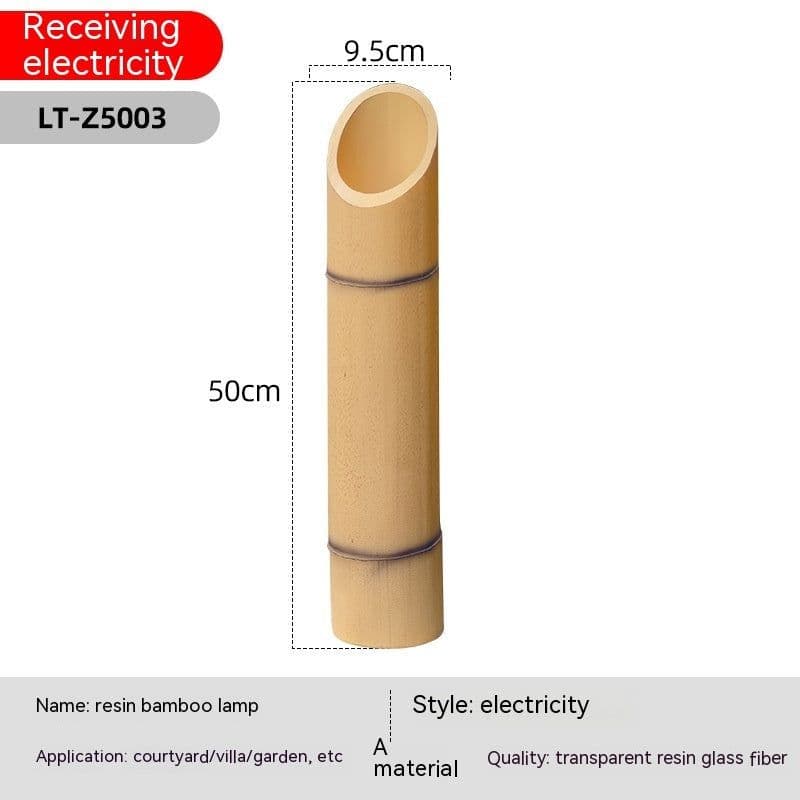 image-Solar Outdoor Waterproof Bamboo Lights Garden Villa Landscape Modeling Courtyard