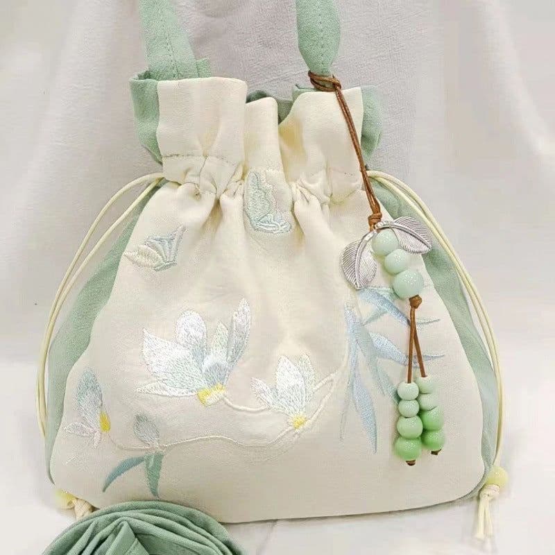 image-Ancient Style Han Chinese Clothing Crossbody Casual Bag Embroidery