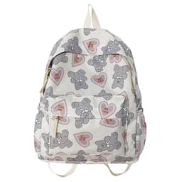 image-Women's Cute Fashion Bear Printed Schoolbag