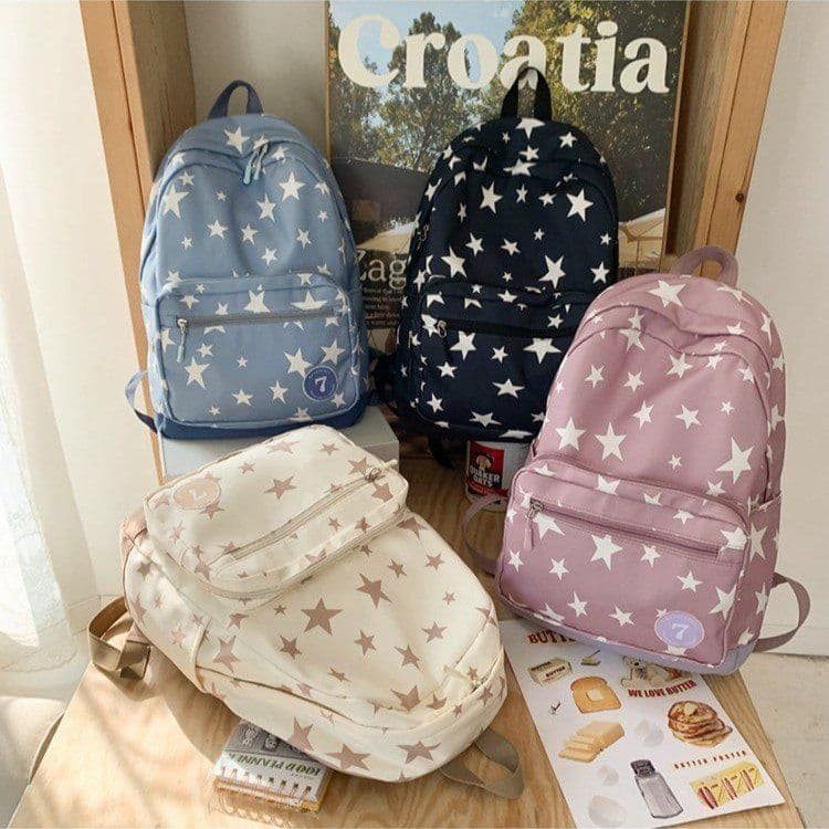 image-Women's Fashion Simple Large Capacity XINGX Printed Schoolbag
