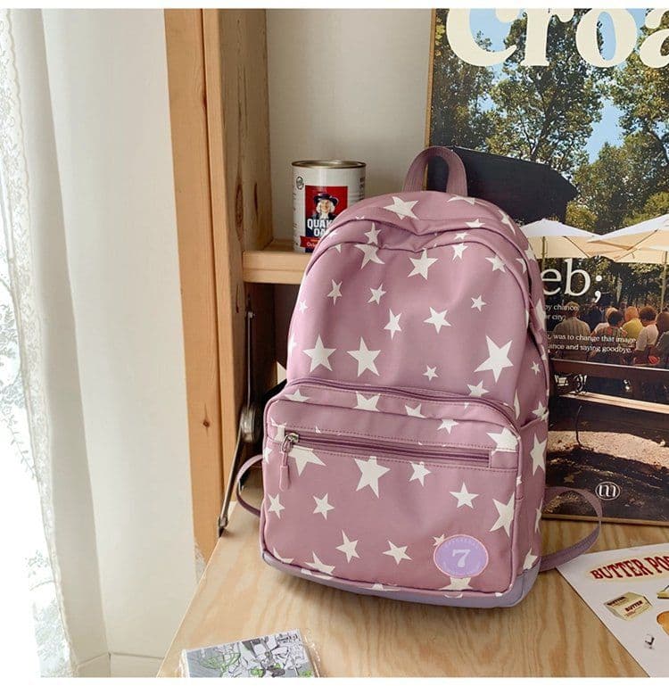 image-Women's Fashion Simple Large Capacity XINGX Printed Schoolbag