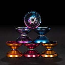 image-Metal Yo-yo Ball Aluminum Alloy Anime Educational Children's Toys