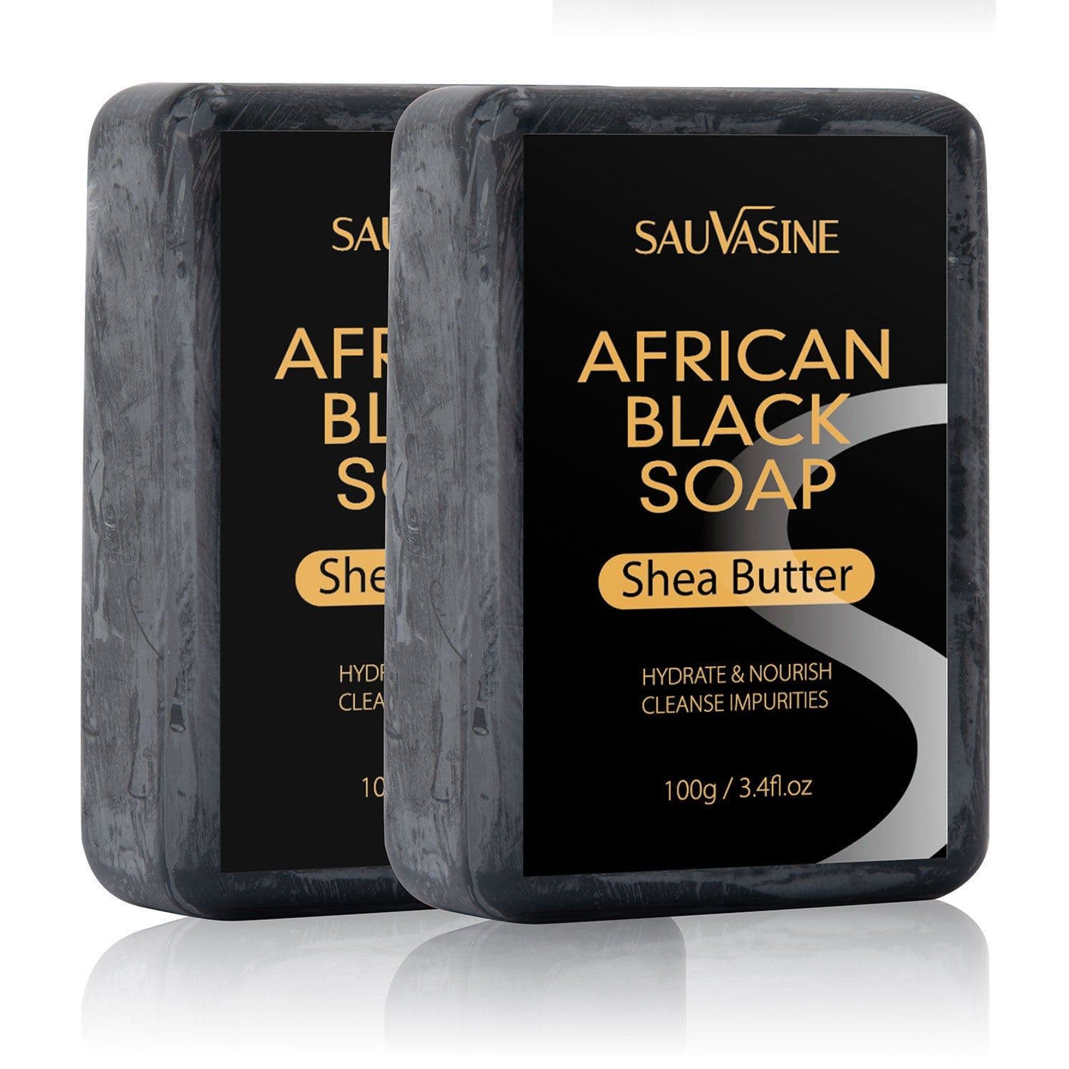 image-African Black Soap Deep Cleansing Body Anti-mite Moisturizing