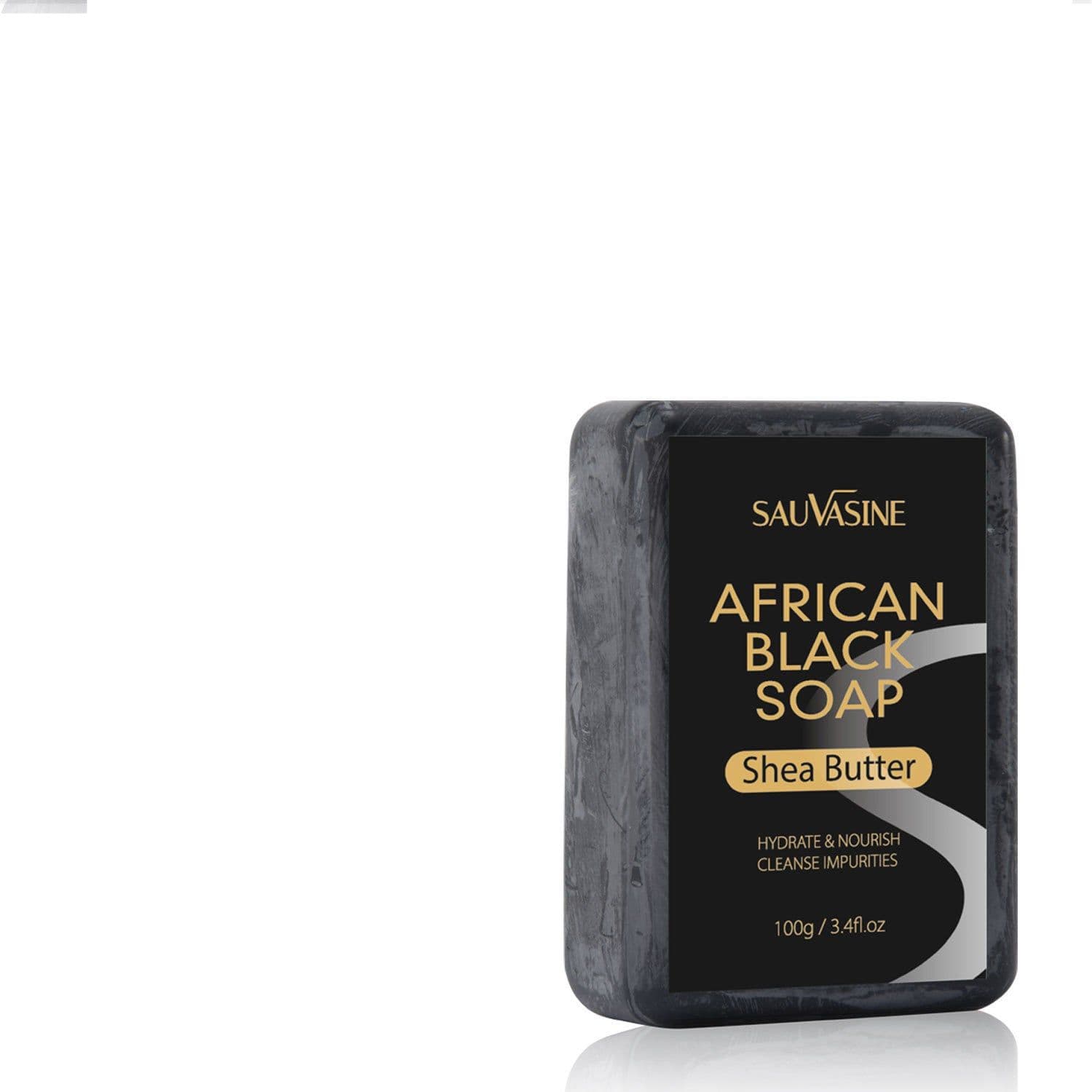 image-African Black Soap Deep Cleansing Body Anti-mite Moisturizing