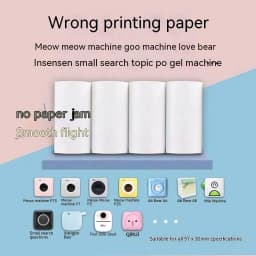 image-Printing Paper 57X30 Student Pocket Wrong Questions Thermosensitive Printing Paper Ten Years Photo